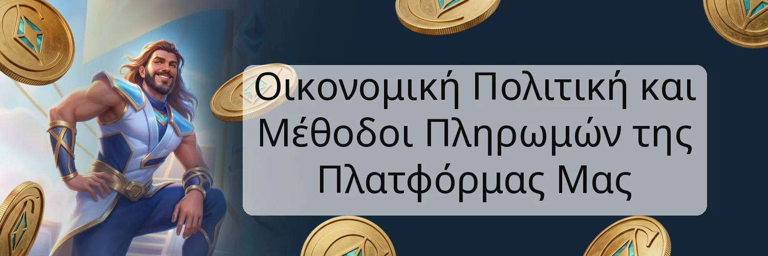 Οικονομική Πολιτική και Μέθοδοι Πληρωμών της Πλατφόρμας Μας